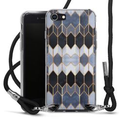 Carry Case Transparent Fabric black/silver