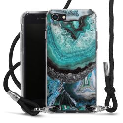 Carry Case Transparent Fabric black/silver