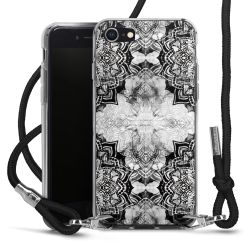 Carry Case Transparent Fabric black/silver