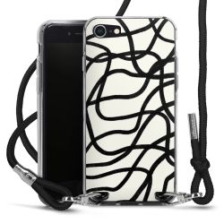 Carry Case Transparent Fabric black/silver