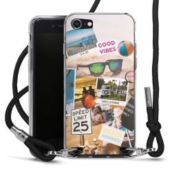 Carry Case Transparent Fabric black/silver