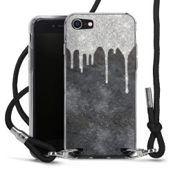 Carry Case Transparent Fabric black/silver