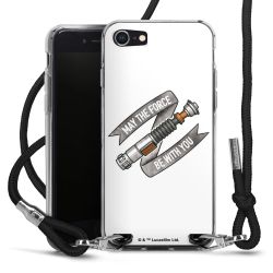 Carry Case Transparent Fabric black/silver