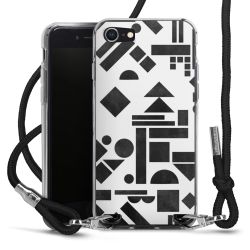 Carry Case Transparent Fabric black/silver