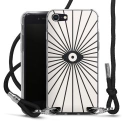 Carry Case Transparent Fabric black/silver