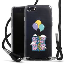 New Carry Case Transparent Stoff schwarz/silber