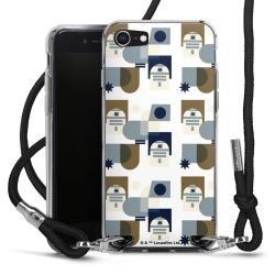 New Carry Case Transparent Stoff schwarz/silber