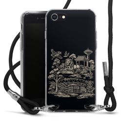 Carry Case Stoff schwarz/silber