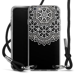 Carry Case Transparent Fabric black/silver