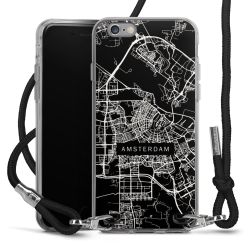 Carry Case Transparent Fabric black/silver