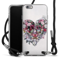 Carry Case Transparent Fabric black/silver