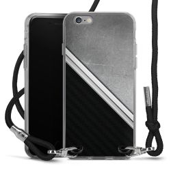 Carry Case Transparent Fabric black/silver