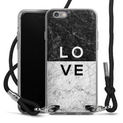 Carry Case Transparent Fabric black/silver