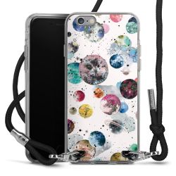 Carry Case Transparent Fabric black/silver