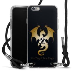 New Carry Case Transparent Stoff schwarz/silber