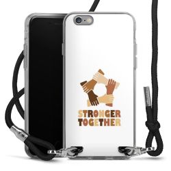 New Carry Case Transparent Stoff schwarz/silber