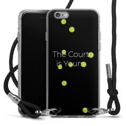 New Carry Case Transparent Stoff schwarz/silber