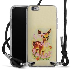 New Carry Case Transparent Stoff schwarz/silber