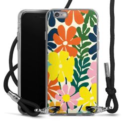 New Carry Case Transparent Stoff schwarz/silber