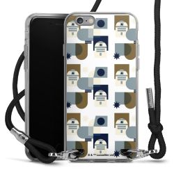 New Carry Case Transparent Stoff schwarz/silber