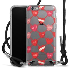 New Carry Case Transparent Stoff schwarz/silber