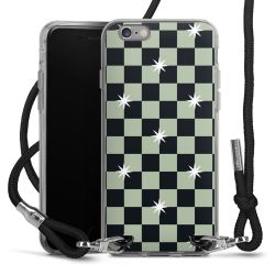 New Carry Case Transparent Stoff schwarz/silber