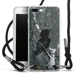 Carry Case Transparent Fabric black/silver