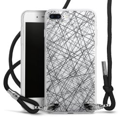 Carry Case Transparent Fabric black/silver