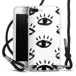 Carry Case Transparent Fabric black/silver