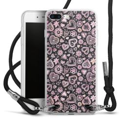 Carry Case Transparent Fabric black/silver