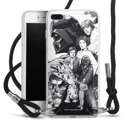 Carry Case Transparent Fabric black/silver