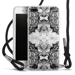 Carry Case Transparent Fabric black/silver