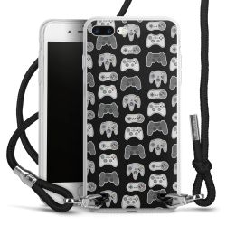 Carry Case Transparent Fabric black/silver