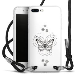 Carry Case Transparent Fabric black/silver