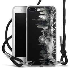 Carry Case Transparent Fabric black/silver