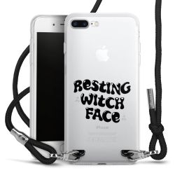 New Carry Case Transparent Stoff schwarz/silber