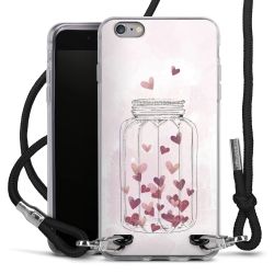 Carry Case Transparent Fabric black/silver