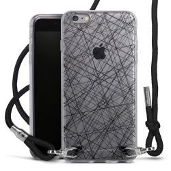 Carry Case Transparent Fabric black/silver