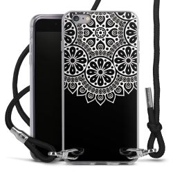 Carry Case Transparent Fabric black/silver