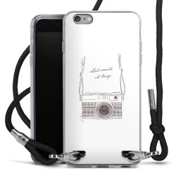 Carry Case Transparent Fabric black/silver