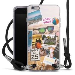 Carry Case Transparent Fabric black/silver