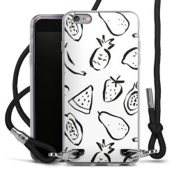 Carry Case Transparent Fabric black/silver