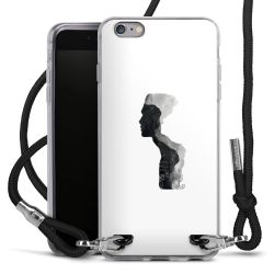 Carry Case Transparent Fabric black/silver