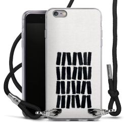 Carry Case Transparent Fabric black/silver