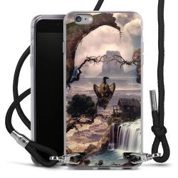 Carry Case Transparent Fabric black/silver