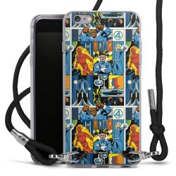 New Carry Case Transparent Stoff schwarz/silber