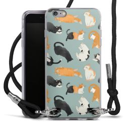 New Carry Case Transparent Stoff schwarz/silber