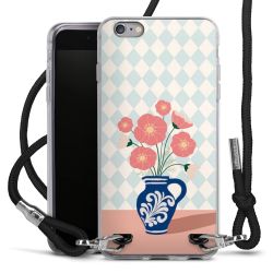 New Carry Case Transparent Stoff schwarz/silber