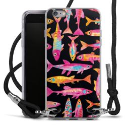 New Carry Case Transparent Stoff schwarz/silber