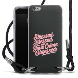 New Carry Case Transparent Stoff schwarz/silber